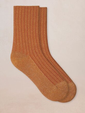 Bleuforet Ribbed Lurex Socks