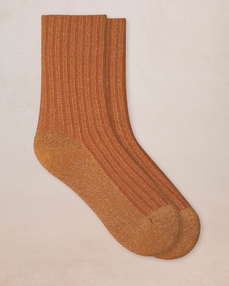Bleuforet Ribbed Lurex Socks