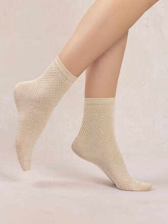 Bleuforet Honeycomb Pattern Ankle Socks