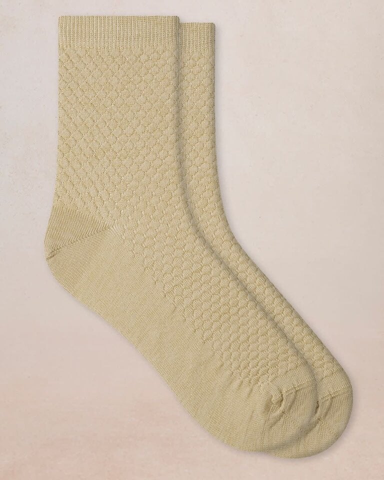 Bleuforet Honeycomb Pattern Ankle Socks