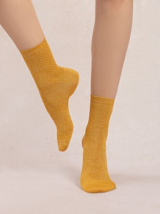 Bleuforet Honeycomb Pattern Ankle Socks