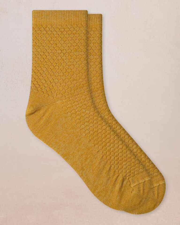 Bleuforet Honeycomb Pattern Ankle Socks