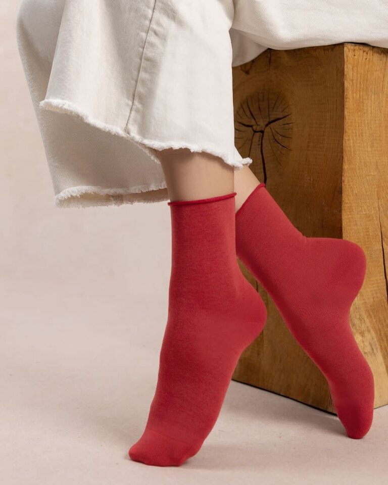 Bleuforet Solid Cotton Ankle Socks