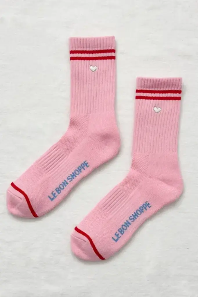 Le Bon Shoppe Embroidered Boyfriend Socks