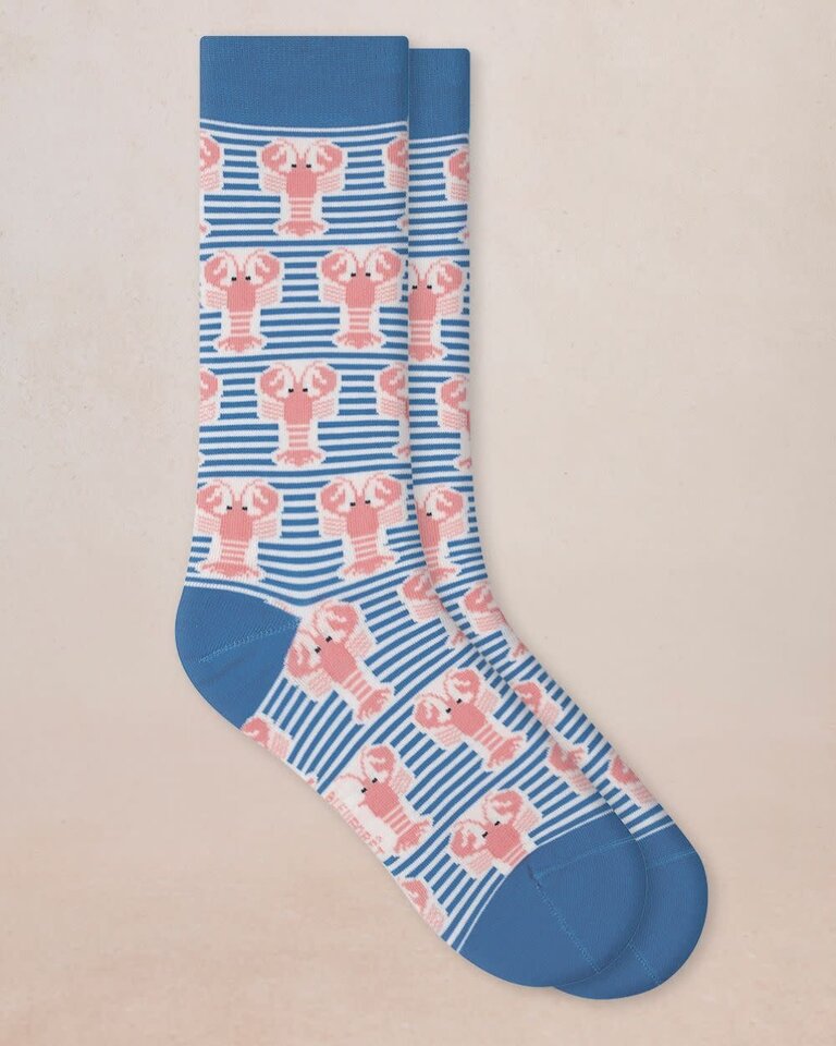Bleuforet Mens Lobsters Pattern Socks
