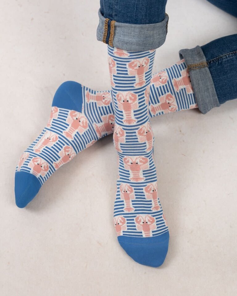 Bleuforet Mens Lobsters Pattern Socks