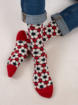 Bleuforet Mens Soccer Pattern Socks