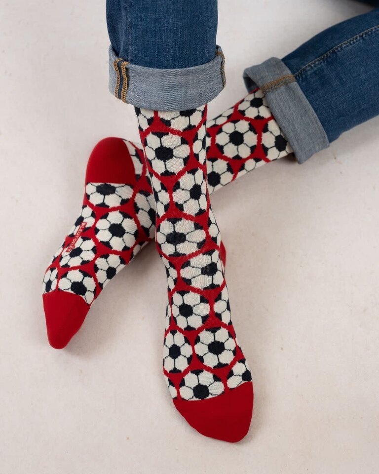 Bleuforet Mens Soccer Pattern Socks