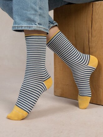 Bleuforet Stripe Cotton Sock