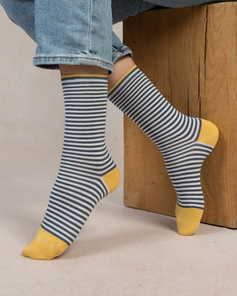 Bleuforet Stripe Cotton Sock