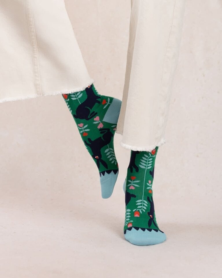 Bleuforet Rabbit Pattern Socks