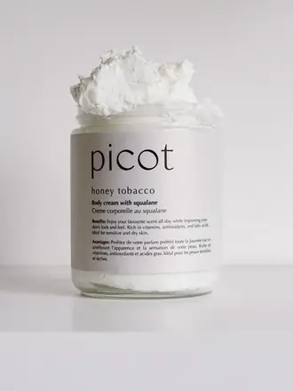 Picot Honey Tobacco Body Cream Jar