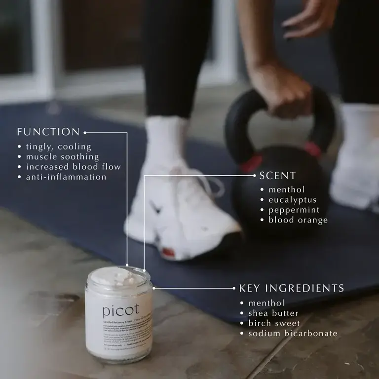 Picot Menthol Recovery Body Cream
