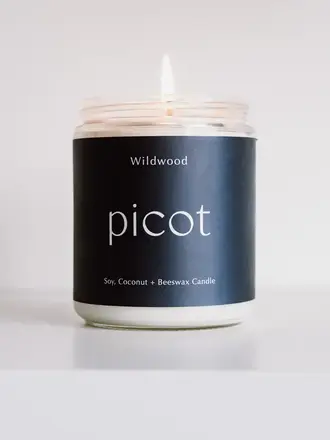 Picot Wildwood Candle