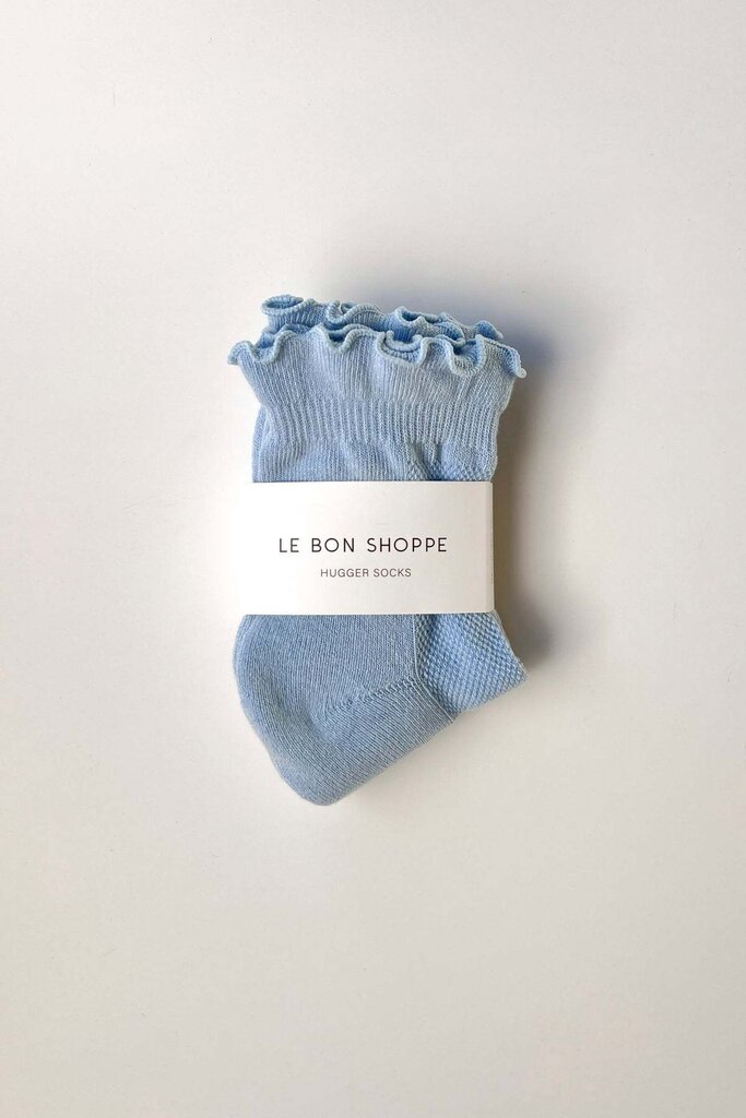Le Bon Shoppe Ruffled Hugger Crew Socks