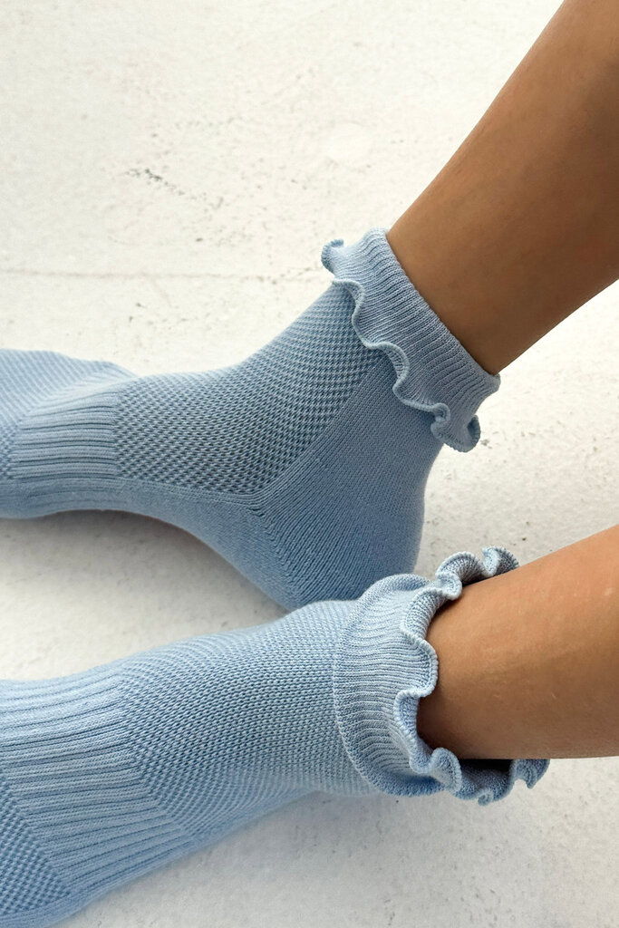 Le Bon Shoppe Ruffled Hugger Crew Socks