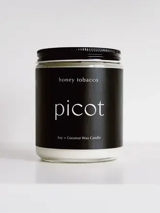 Picot Honey Tobacco Candle