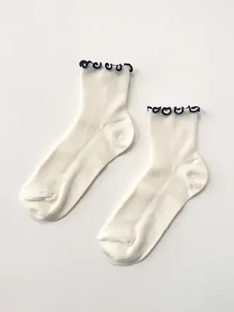 Le Bon Shoppe The Petite Ruffle Modal Socks