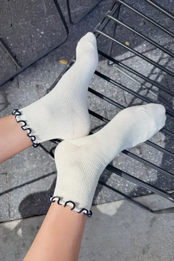 Le Bon Shoppe The Petite Ruffle Modal Socks