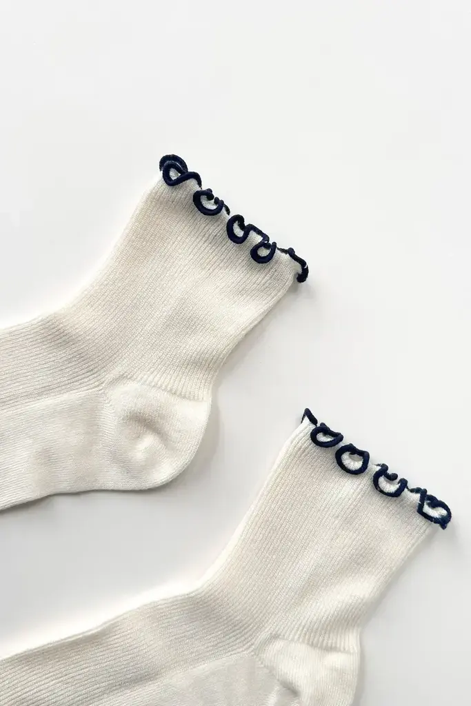 Le Bon Shoppe The Petite Ruffle Modal Socks