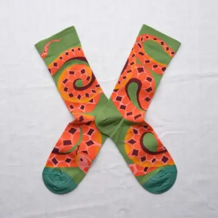 Bonne Maison Avocado Snake Socks