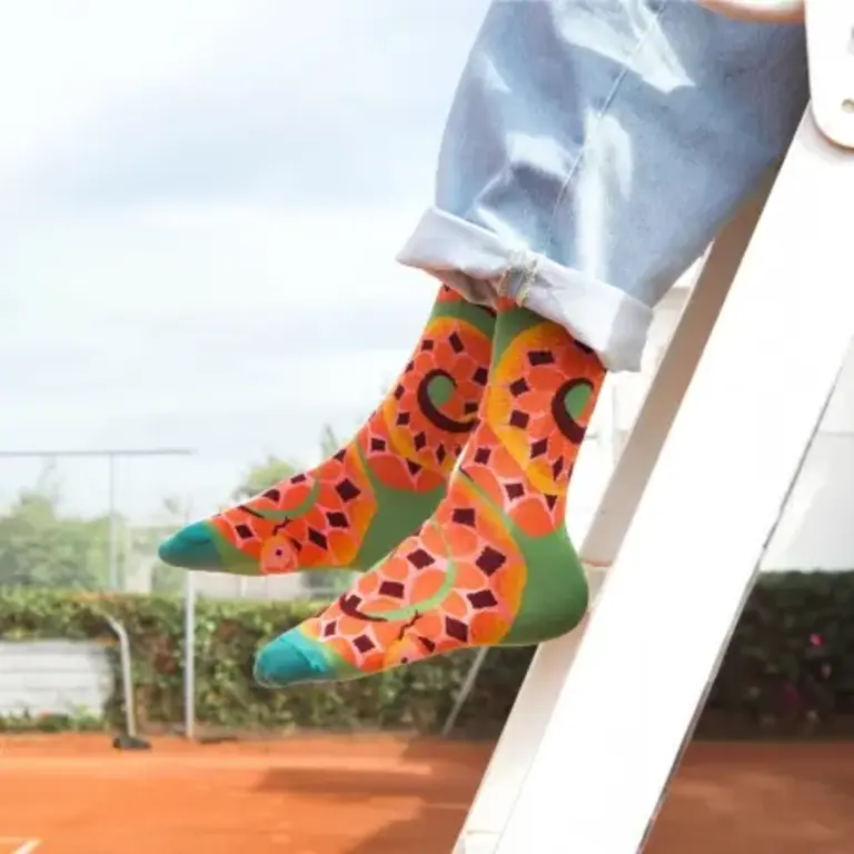 Bonne Maison Avocado Snake Socks