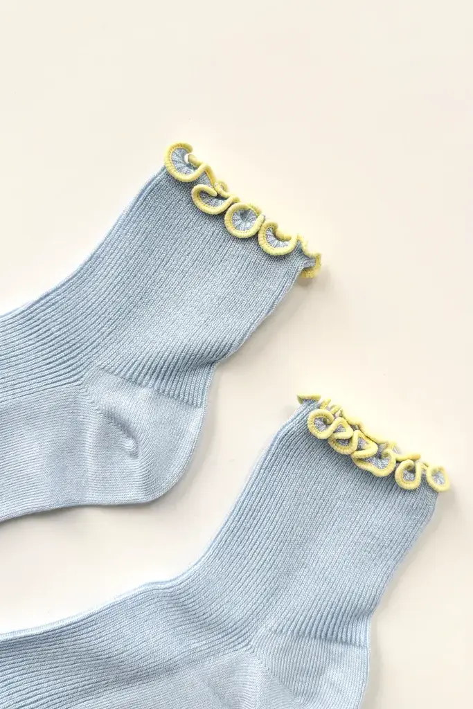 Le Bon Shoppe The Petite Ruffle Modal Socks