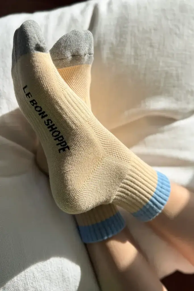 Le Bon Shoppe Color Block Girlfriend Socks