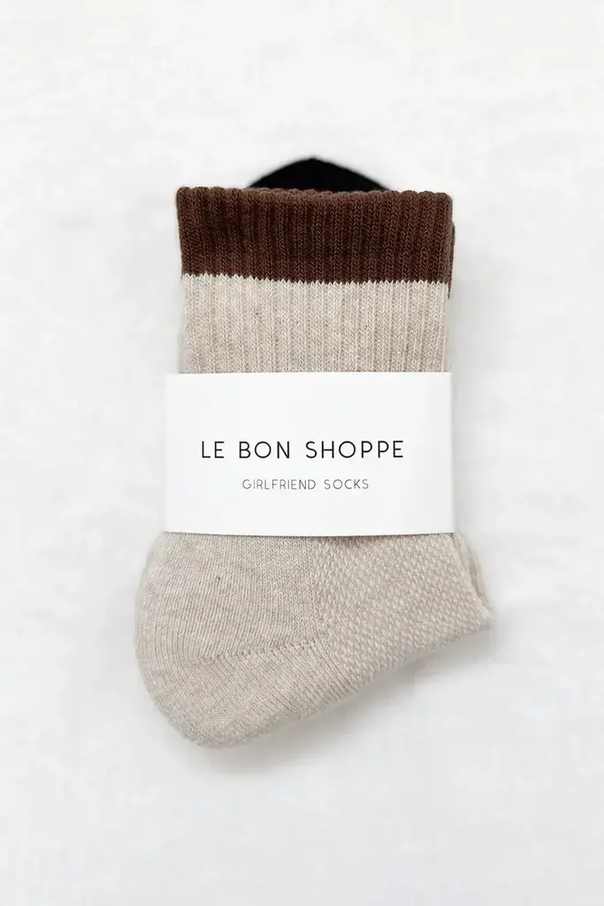 Le Bon Shoppe Color Block Girlfriend Socks