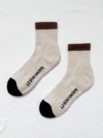 Le Bon Shoppe Color Block Girlfriend Socks