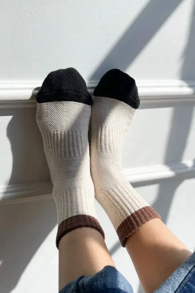 Le Bon Shoppe Color Block Girlfriend Socks
