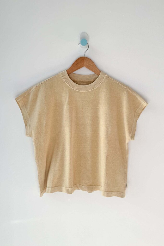 Le Bon Shoppe Jeanne Tee Butter Yellow Heavy Cotton