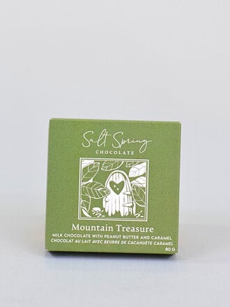 Salt Spring Chocolate Mountain Treasure Peanut Butter Caramel Bar