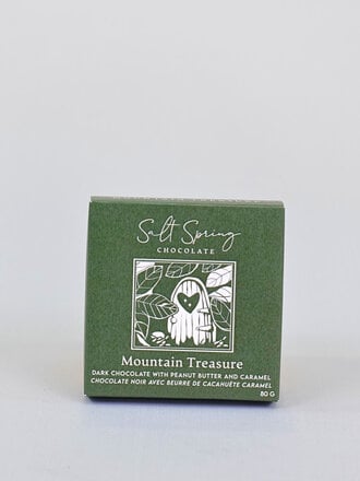Salt Spring Chocolate Mountain Treasure Peanut Butter Caramel Bar