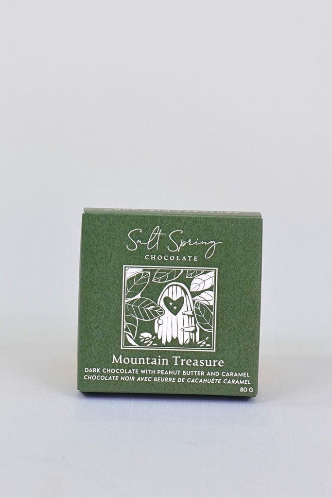Salt Spring Chocolate Mountain Treasure Peanut Butter Caramel Bar