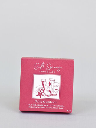 Salt Spring Chocolate Salty Gumboot Caramel Bar