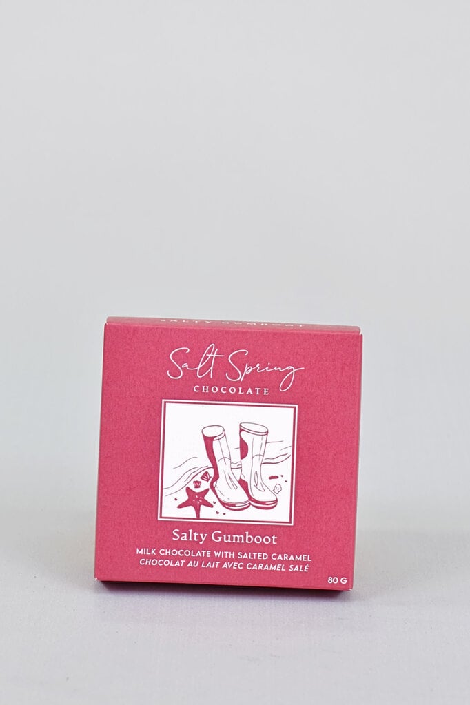 Salt Spring Chocolate Salty Gumboot Caramel Bar