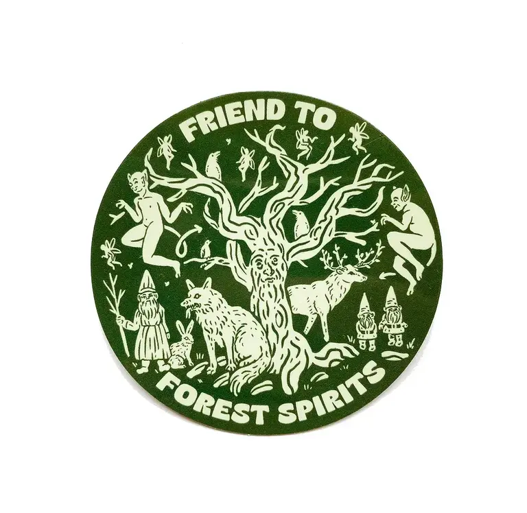 Hissing Mink Friend to Fae Sticker