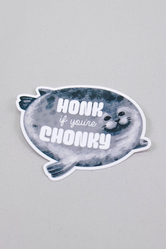 Hissing Mink Chonky Seal Sticker