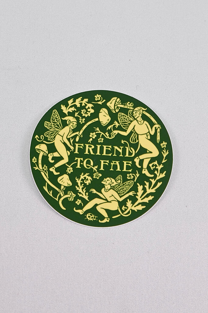 Hissing Mink Friend to Fae Sticker