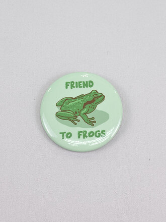 Hissing Mink Friend to Frogs Badge