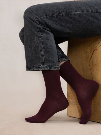 Bleuforet Solid Cotton Sock