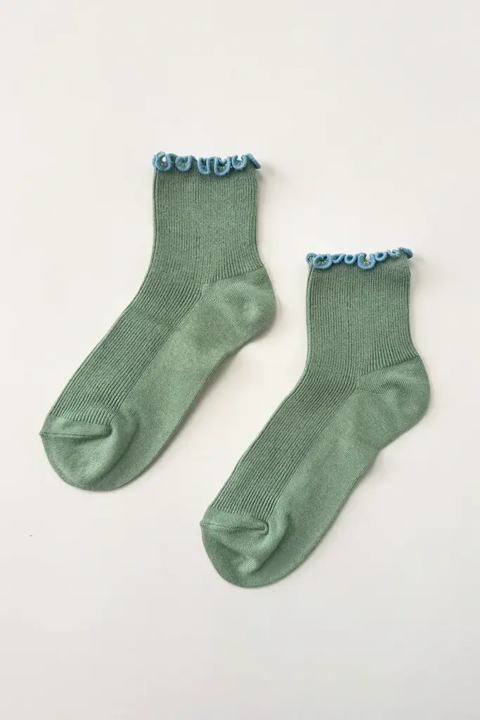 Le Bon Shoppe The Petite Ruffle Modal Socks