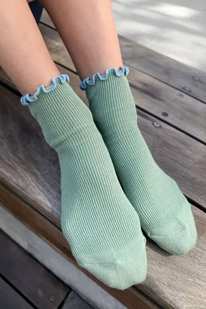 Le Bon Shoppe The Petite Ruffle Modal Socks