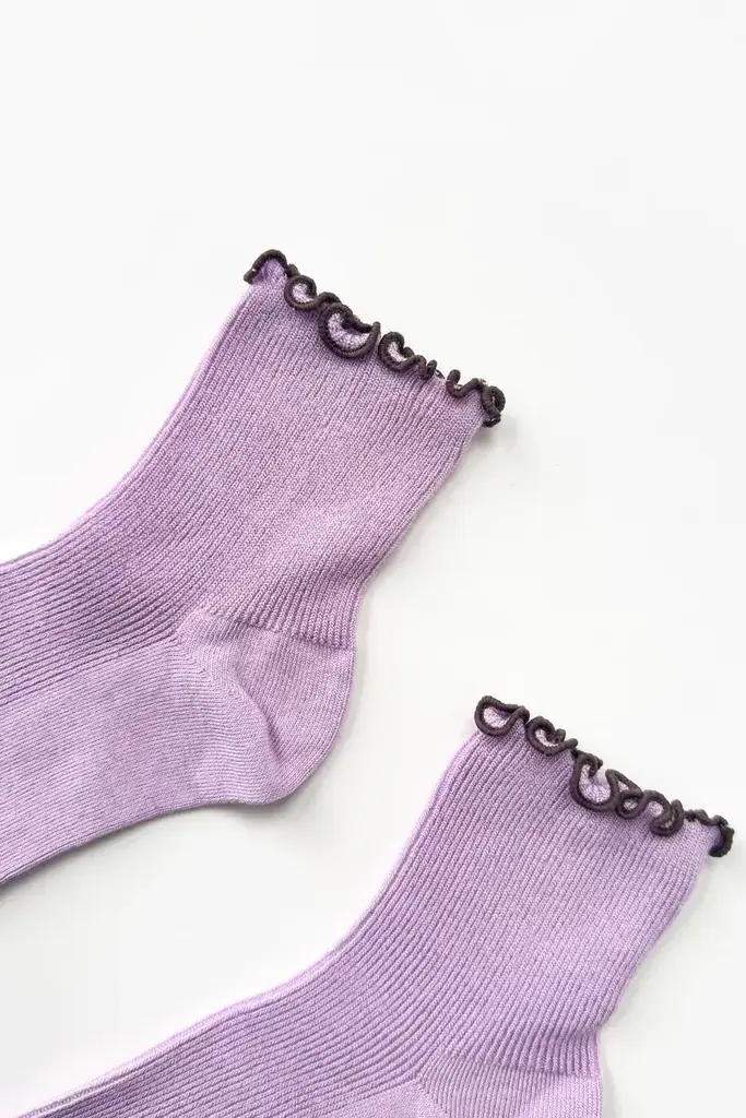 Le Bon Shoppe The Petite Ruffle Modal Socks