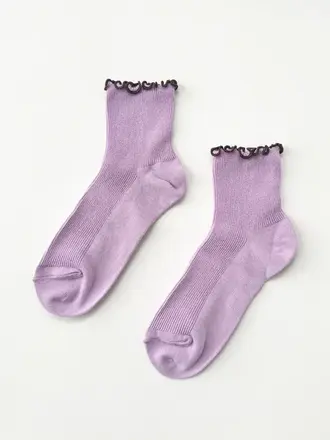 Le Bon Shoppe The Petite Ruffle Modal Socks
