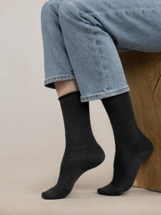Bleuforet Fine Wool Solid Socks