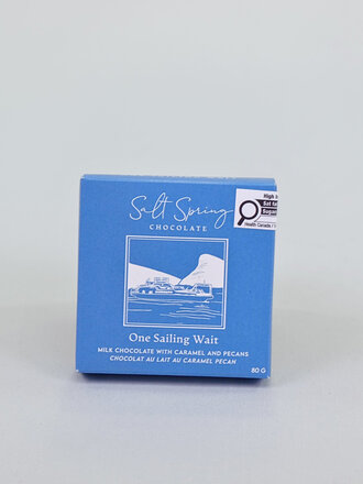 Salt Spring Chocolate One Sailing Wait Caramel Pecan