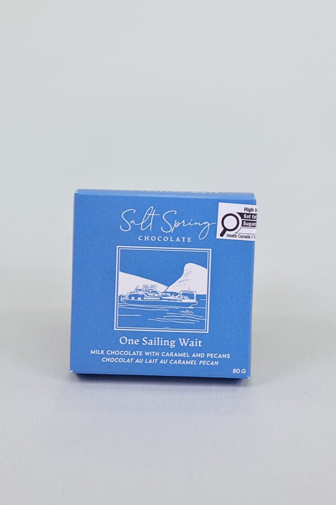 Salt Spring Chocolate One Sailing Wait Caramel Pecan
