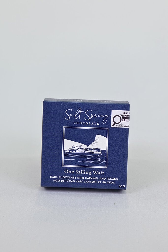 Salt Spring Chocolate One Sailing Wait Caramel Pecan